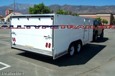 New enclosed race car lowrider sand rail atv toy hauler