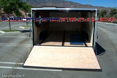 New enclosed race car lowrider sand rail atv toy hauler