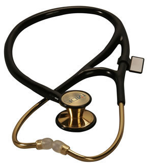 New mdf 22K gold plated er premier stethscope wow 