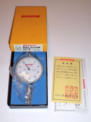 New peacock dial indicator, metric, model 107F