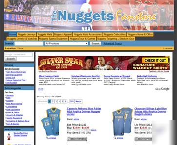 Nuggets fan store - website business for sale + domain