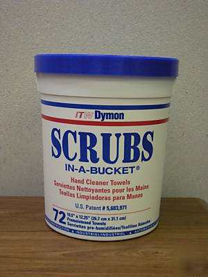 Scrubs in a bucket~~ 72 pre-moistened towels~~