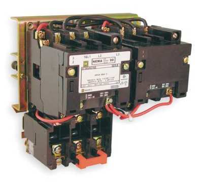 Square d motor starter, nema sz 3, 3P, 120V, 90A