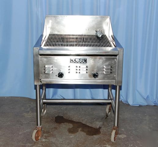 Tec gas charbroiler on s/s stand, 30