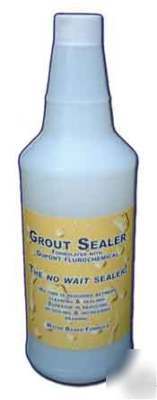 Tile grout sealer 1-quart no wait cleaning