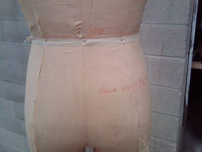 Vintage wolf dress form model 1977