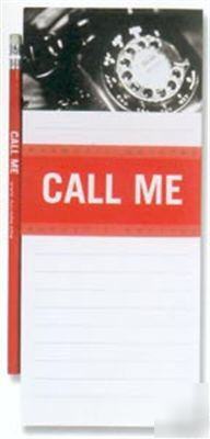 Retro telephone magnetic notepad with magnetic pencil