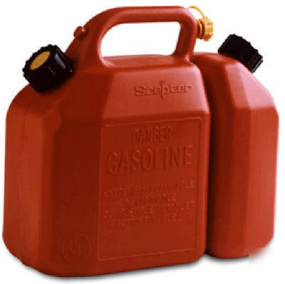 Scepter 03615 1.5 gal chainsaw gas gasoline & oil can 