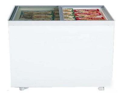 Summit 9 cu ft ice cream display freezer 36