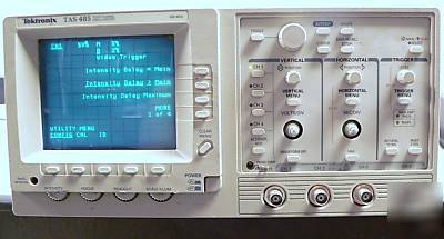 Tektronix tas 485, 4 channel oscilloscope, 200 mhz