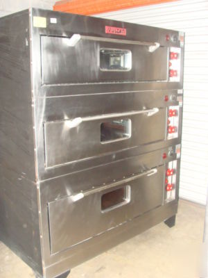 Vulcan 3 deck baking pizza oven - eleactic