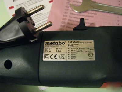 New cnc electric spindle metabo FME737 710W 230V kress