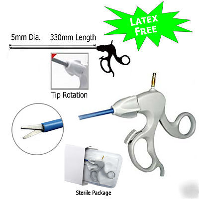 New laparoscopic straight scissor narrow tip brand 