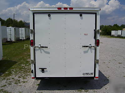 2010 6 x 12-vnose enclosed trailer