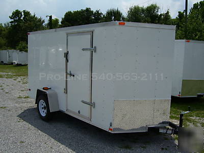 2010 6 x 12-vnose enclosed trailer