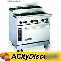 American range 6 step-up gas burner w/ range oven