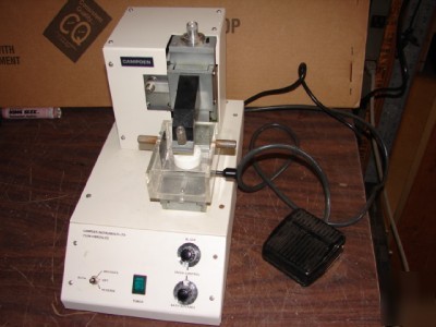 Campden tissue vibroslice w/foot peddle sample cutter