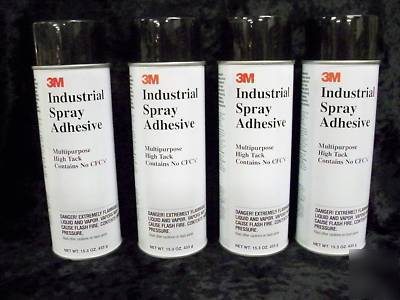 Four 4 3M industrial spray adhesive super glue 77 