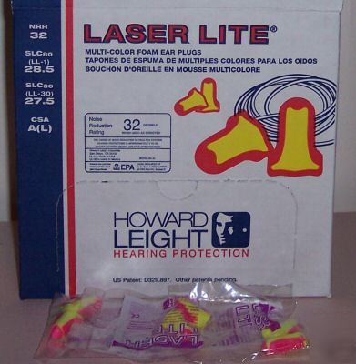 Howard leight laser lite no-cord earplug 200/box