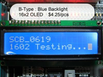 16X2 characters lcd blue backlight HD44780 ( 10PCS )