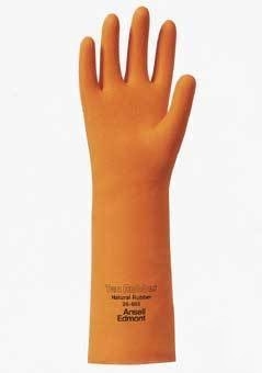 Ansell healthcare tan rubber premium gloves, : 115605