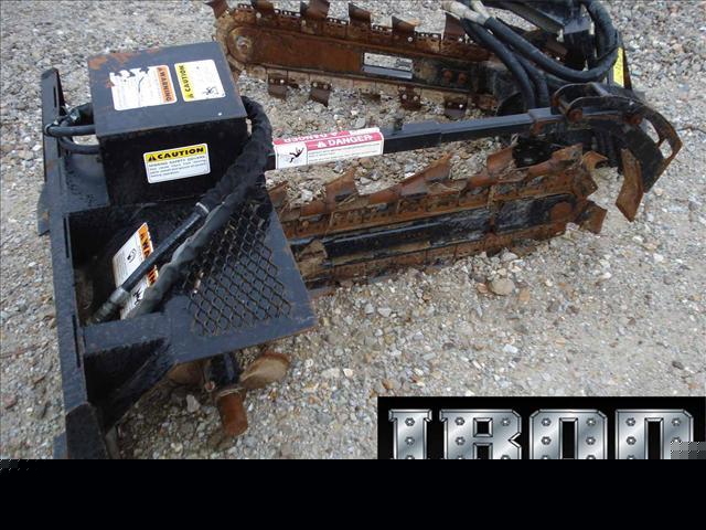 Asv PT30 RC30 skid steer trencher attachment 4 ft bar