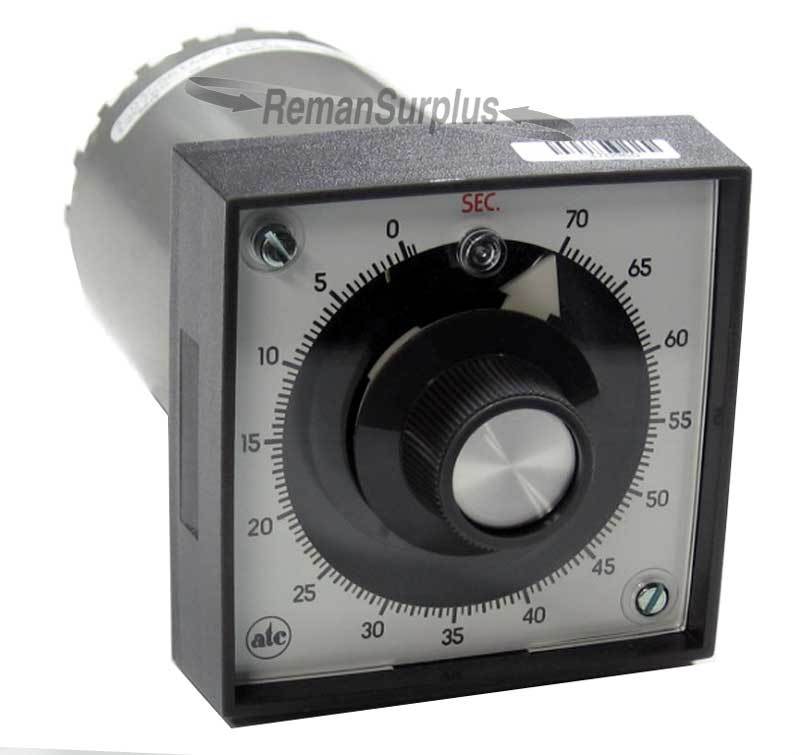 Atc 305E166C10PX analog reset timer 70 sec 120V 50HZ