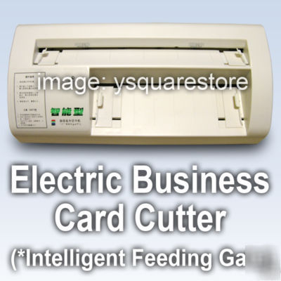 Automatic electric business card cutter / slitter 10 up