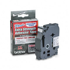 Brother TZS941 - laminated tape - black on matte silver