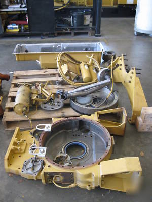 Cat caterpillar 3412 industrial engine parts used 