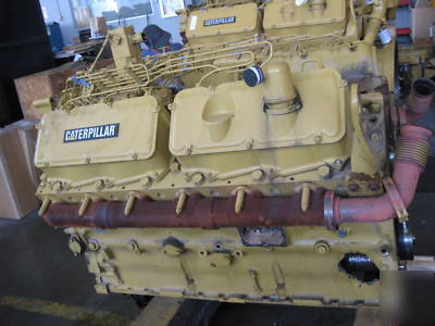 Cat caterpillar 3412 industrial engine parts used 