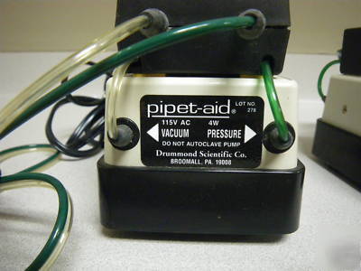 Drummond portable pipet-aid pipetting device