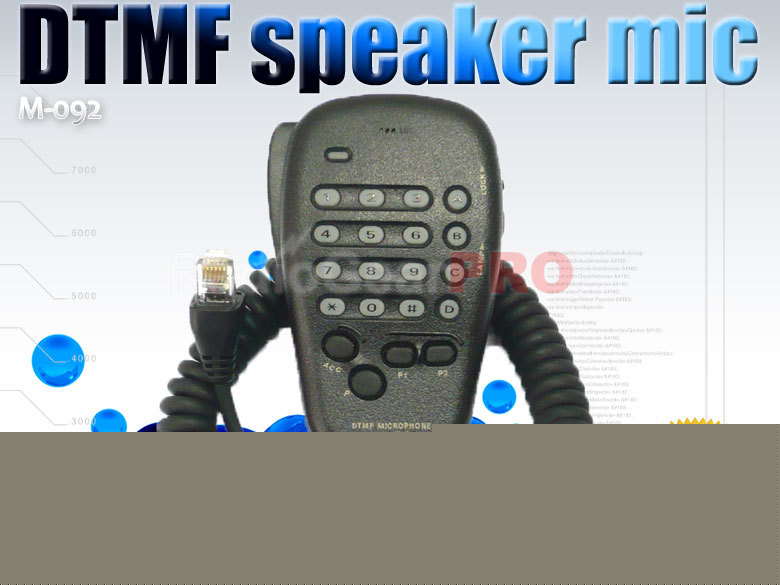 Dtmf speaker mic for ft-90R ft-2600R FT8100 as mh-36B6J