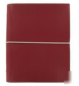 Filofax domino A5 personal organiser diary red 2009/10