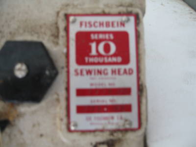 Fischbein sewing head bag stitcher 