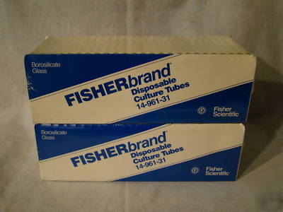 Fisher brand culture glass tubes # 14-961-31