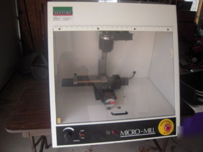 Denford micromill cnc machining center; mill w/software