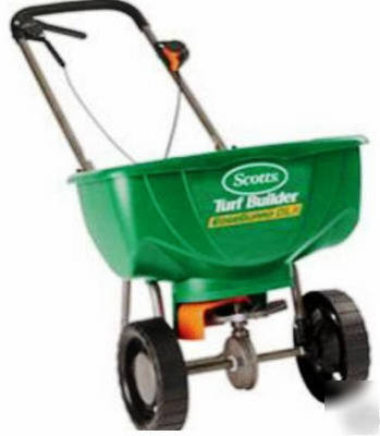 Edgeguard deluxe spreader rock salt seed fertilizer wh