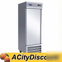 Entree 23 cu.ft commercial stainless freezer 3 shelves