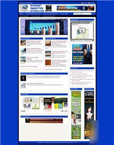Established internet-marketing website for sale