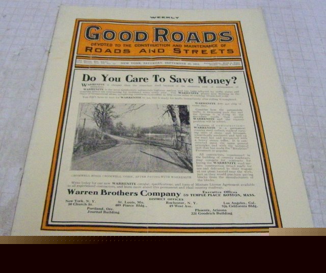Good roads 1913 construction magazine vol.44, no.12