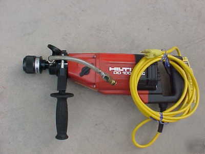 Hilti dd 100 core rijs drill hand held wet system mint
