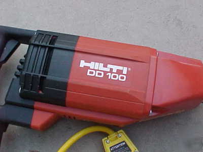 Hilti dd 100 core rijs drill hand held wet system mint
