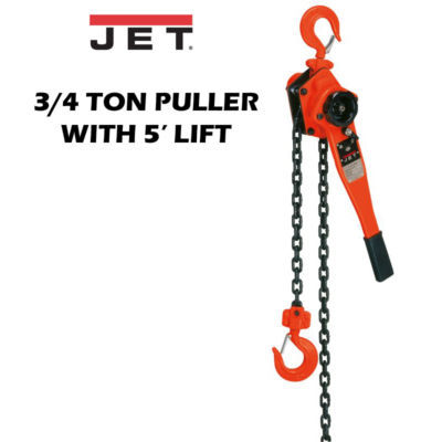 Jet 3/4 ton puller with 5' lift