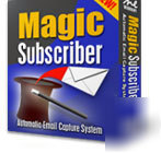Magicsubscriber instant email capture software