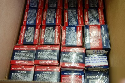 Masterset hilti nail fasteners (lot of 3200)