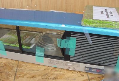 New yoshimasa 5' refrigerated sushi display case nice 