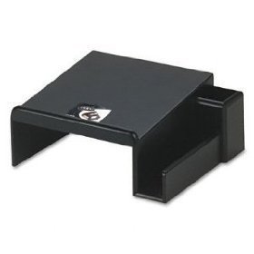Rolodex 62538 phone center desk stand office black wood