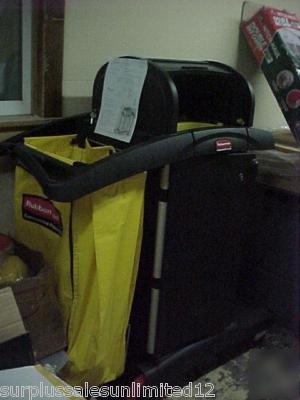 Rubbermaid high security janitor cart model RCP9T75