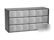 Steel small parts storage cabinet - 18 drawer